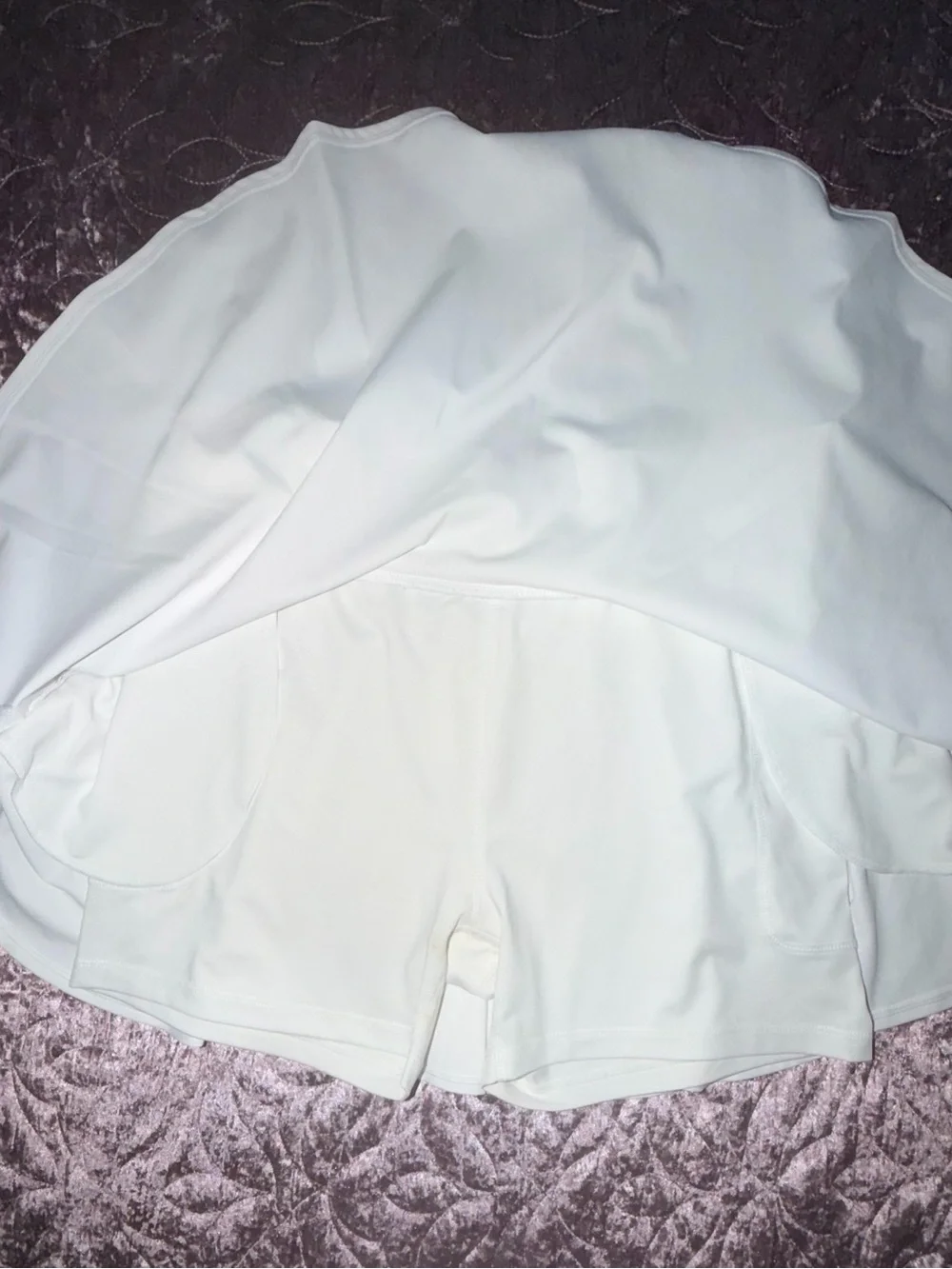 White Women’s A-Line Skirt